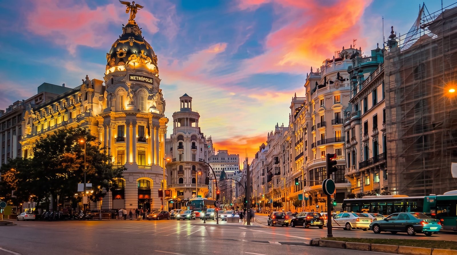 A vibrant city at sunset representing RUBIX&rsquo;s international presence and ambition